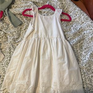 GAP White Eyelet Kids Dress